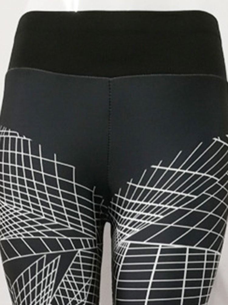 Feminino Respirável Geométrico Push Up Gym Leggings Esportivos Calças De Ioga Cintura Alta Leggings Tiktok