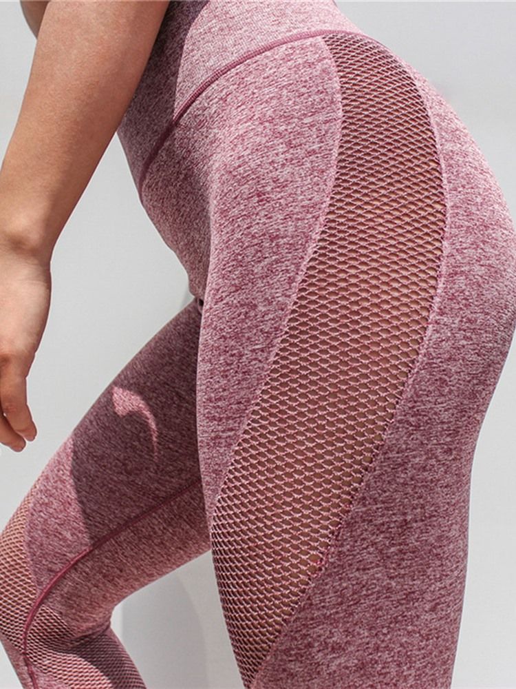 Leggings Da Panturrilha Média Respirável Patchwork Para Mulheres Calças De Ioga Leggings De Cintura Alta Tiktok