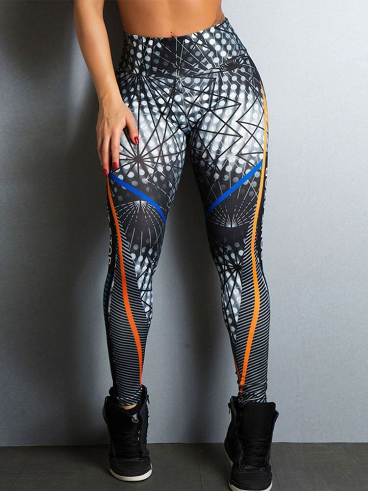 Leggings De Ioga Anti-suor Estampados Femininos Calças De Ioga Leggings De Cintura Alta Tiktok