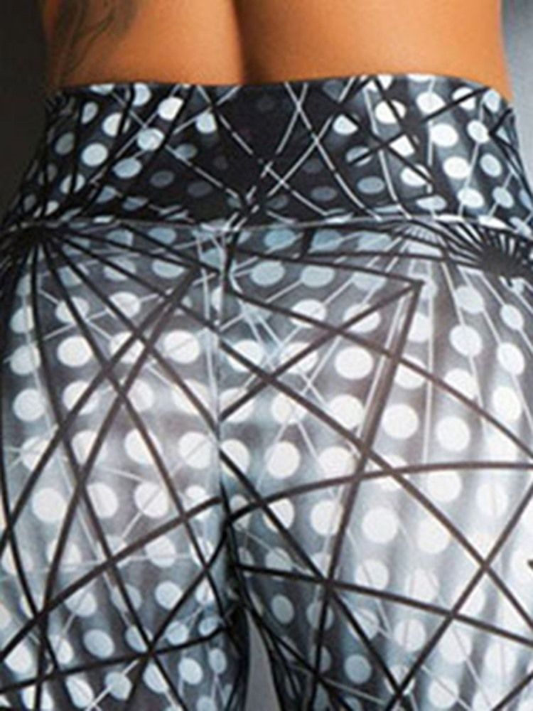 Leggings De Ioga Anti-suor Estampados Femininos Calças De Ioga Leggings De Cintura Alta Tiktok