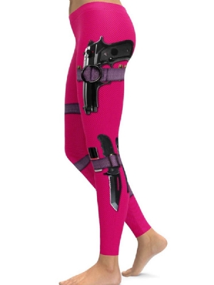 Mulheres Color Block 3d Print Leggings De Yoga Cintura Alta Leggings Tiktok