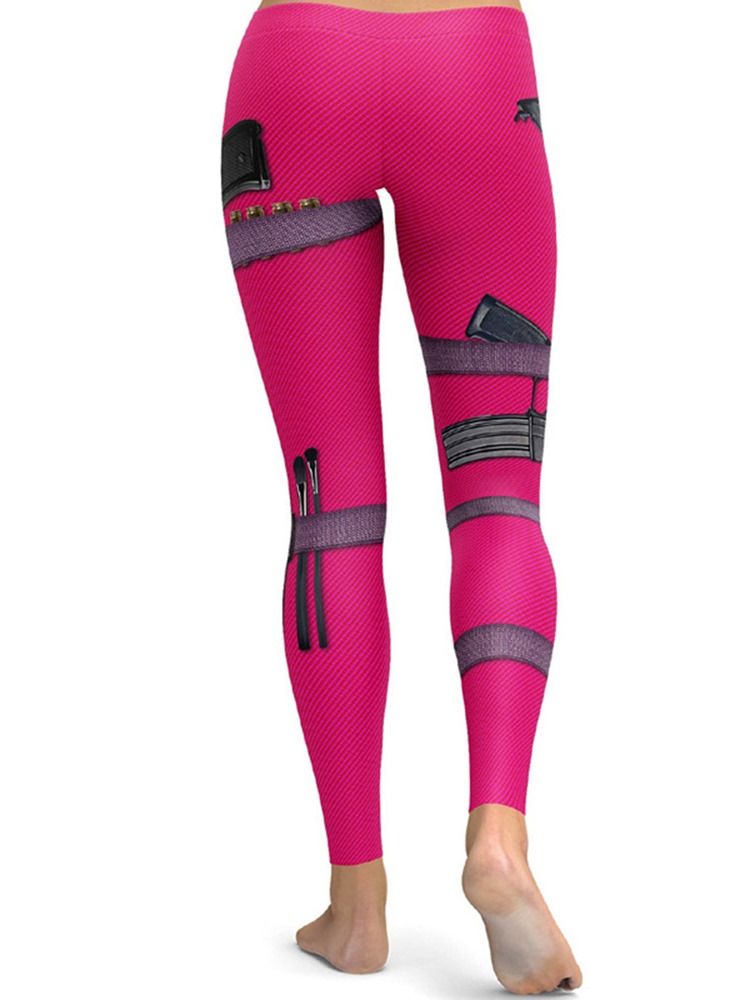 Mulheres Color Block 3d Print Leggings De Yoga Cintura Alta Leggings Tiktok