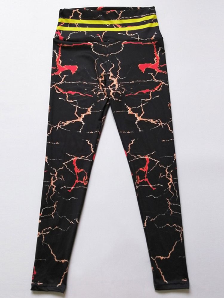 Quick Dry Print Leggings Femininos De Cintura Alta Calças De Yoga Cintura Alta Leggings Tiktok