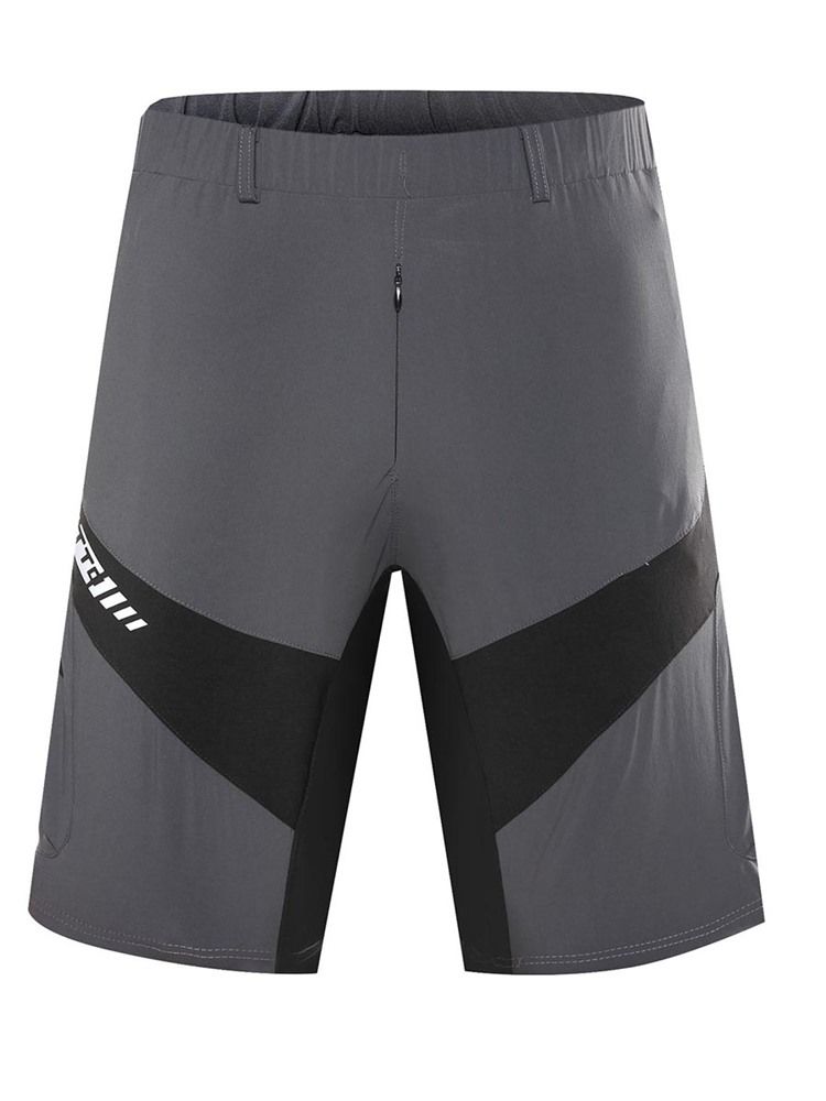 Shorts Cargo Com Estampa De Bloqueio De Cores Masculinas Desgaste Exterior Light Weight