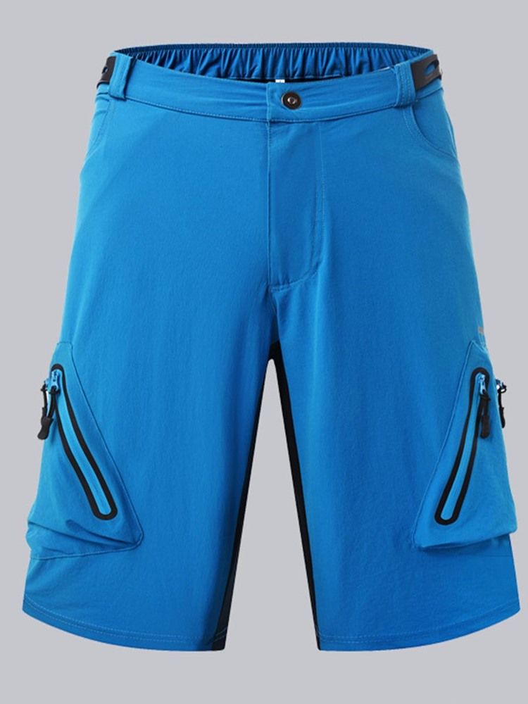 Shorts Cargo Masculino Até O Joelho Desgaste Externo Peso Leve