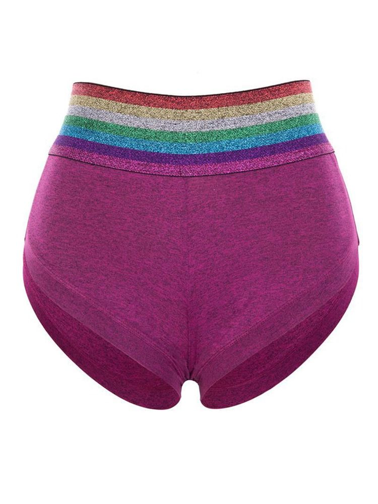 Shorts De Patchwork Arco-íris Feminino Calças Esportivas Ioga De Verão