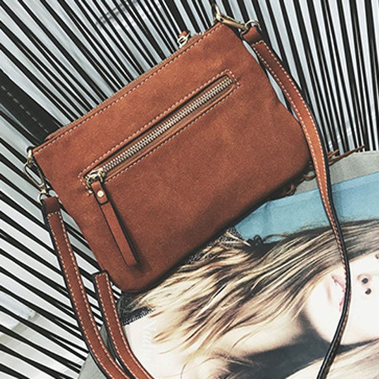 Bolsa Crossbody Com Borla Geométrica Vintage