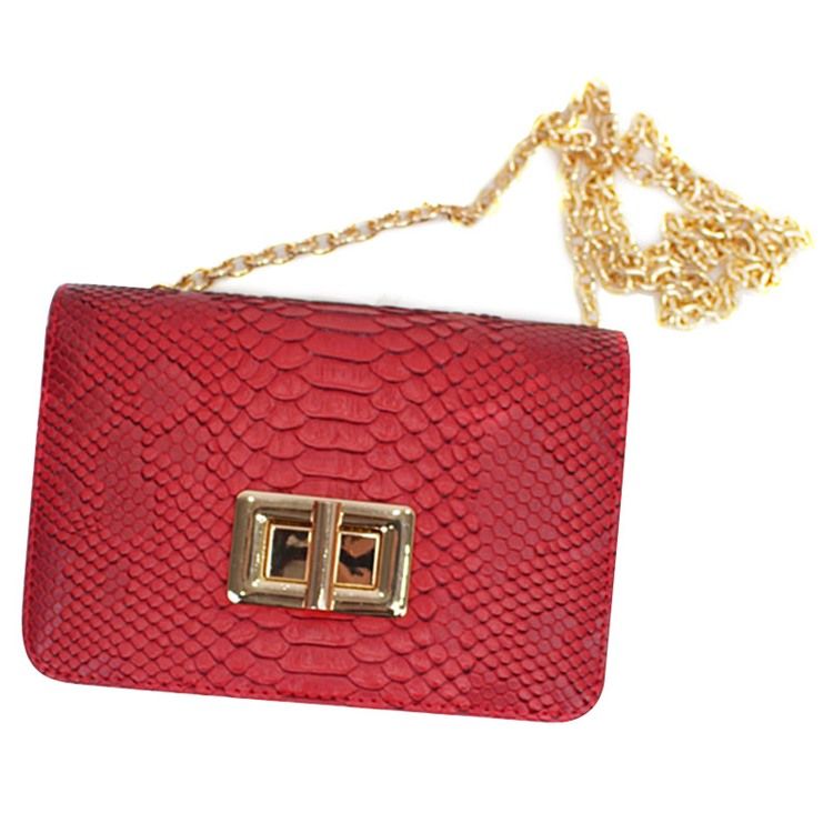 Bolsa Crossbody Retro Serpentine Chain