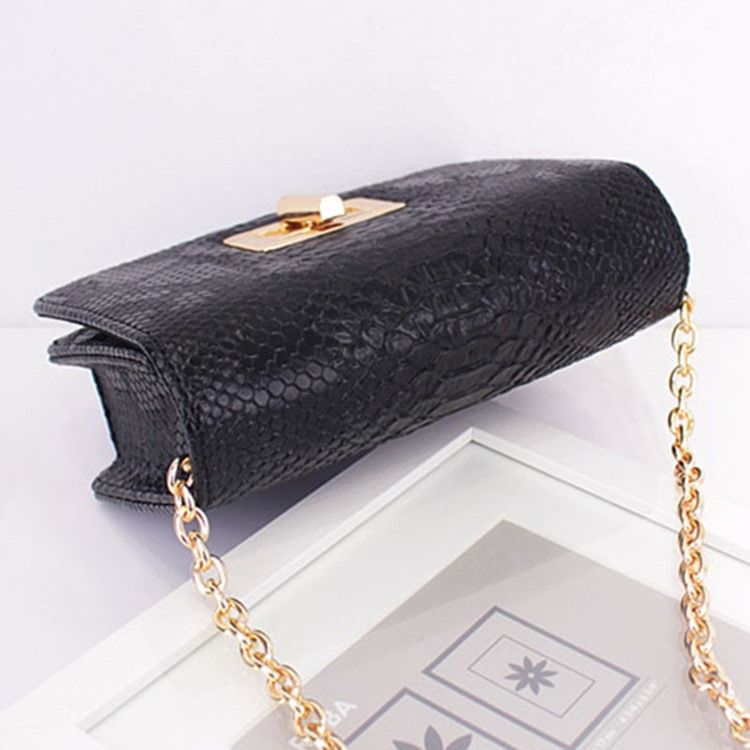 Bolsa Crossbody Retro Serpentine Chain