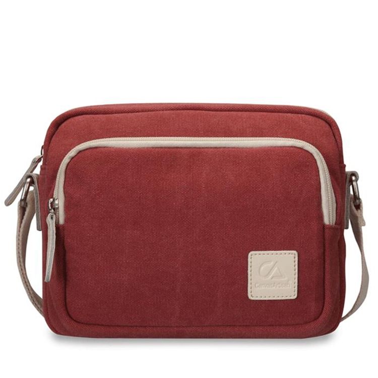 Bolsa Simples De Lona Vintage Crossbody