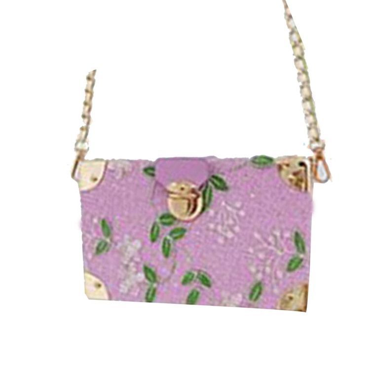 Bolsas Crossbody Com Abas Florais De Pu Com Bordados