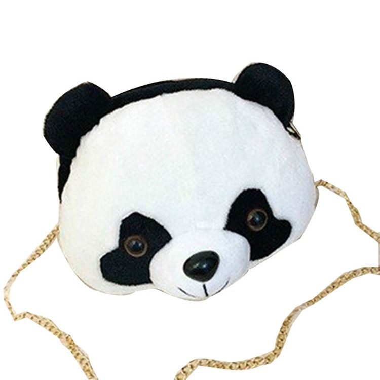 Bolsas Crossbody Com Corrente De Poliéster Panda