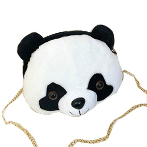 Bolsas Crossbody Com Corrente De Poliéster Panda