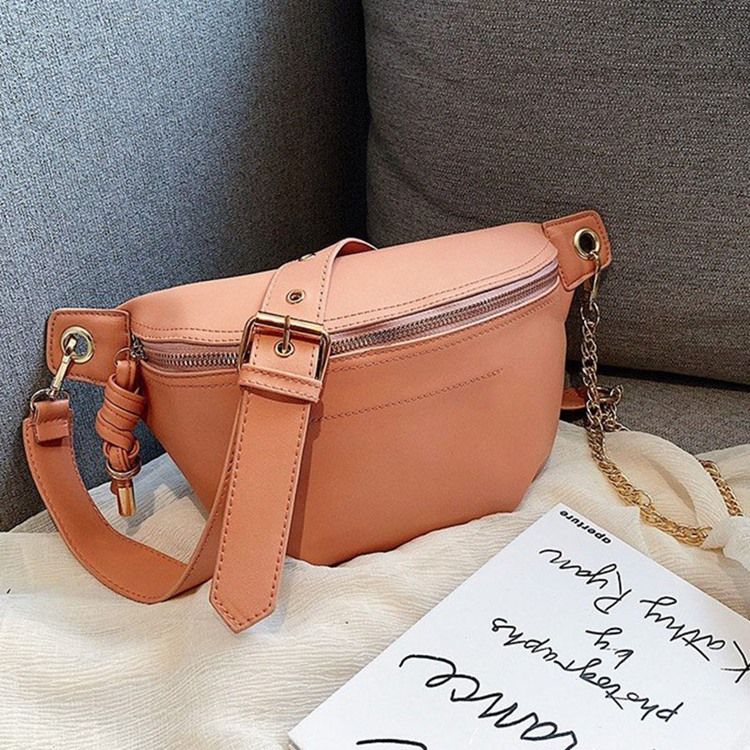 Bolsas Crossbody Com Zíper Simples