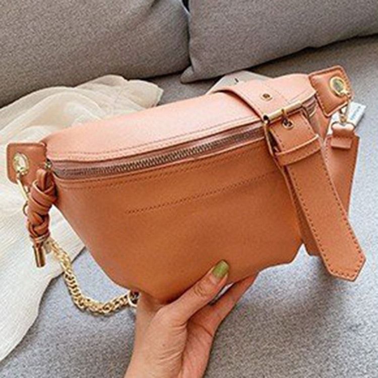 Bolsas Crossbody Com Zíper Simples