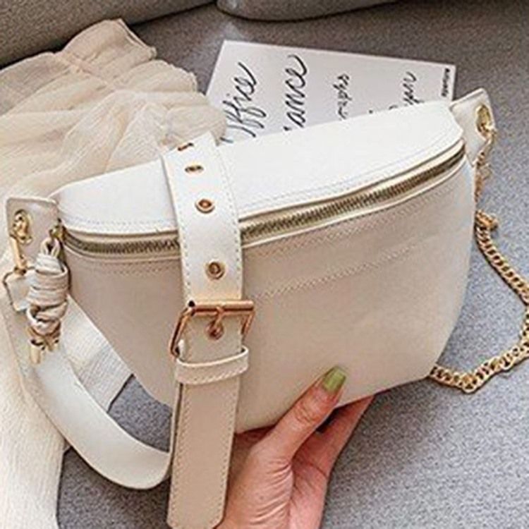 Bolsas Crossbody Com Zíper Simples