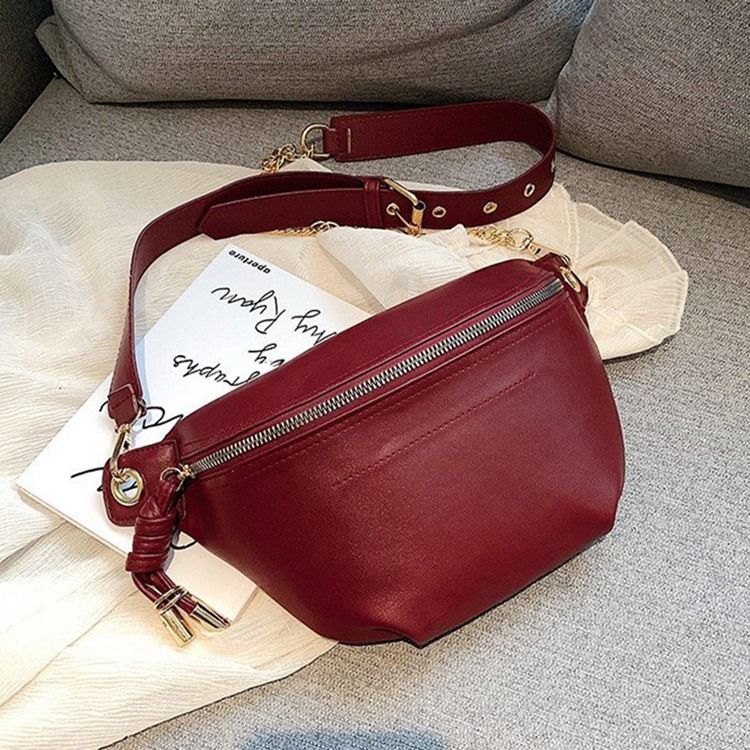 Bolsas Crossbody Com Zíper Simples