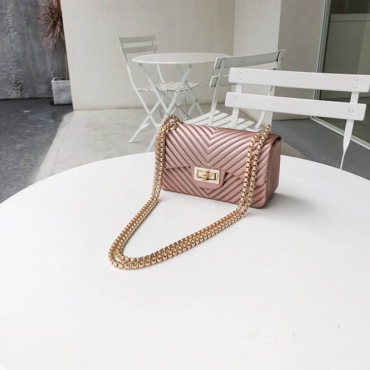 Bolsas Crossbody Retangulares Simples De Pu