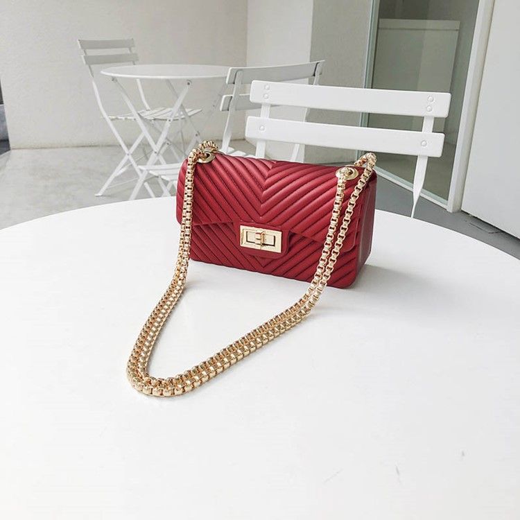 Bolsas Crossbody Retangulares Simples De Pu