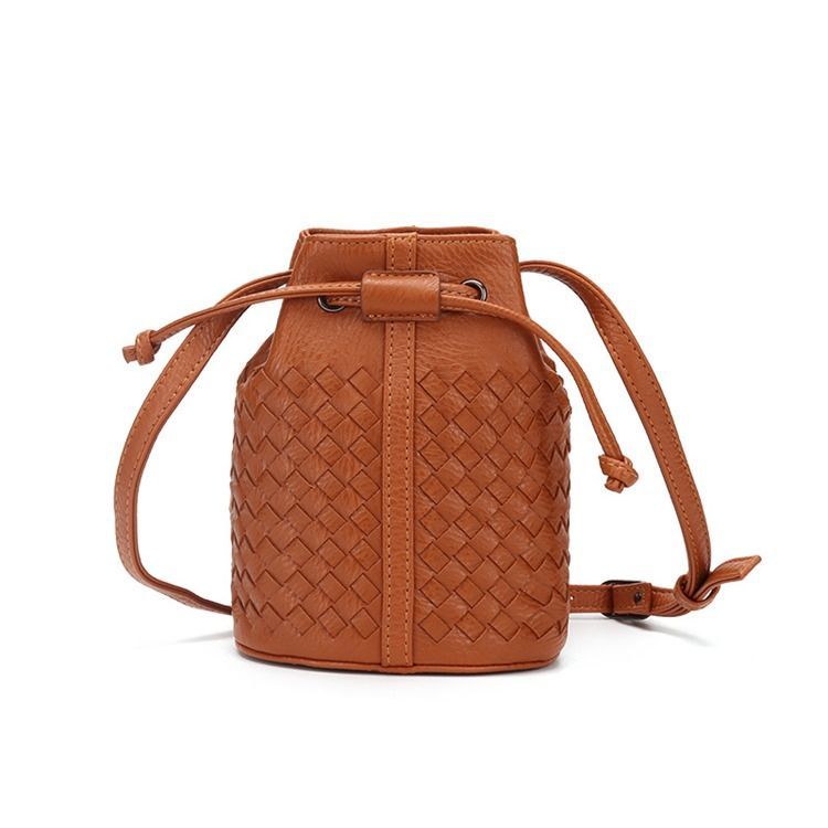 Mini Bolsa Crossbody Em Forma De Balde