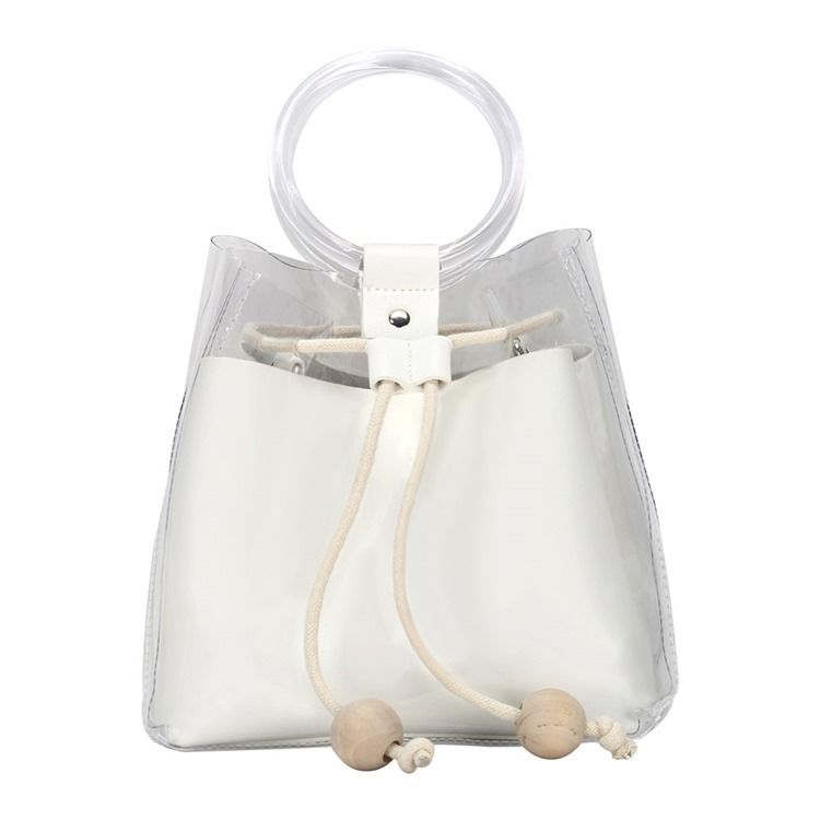 Sacos Crossbody Em Forma De Barril Europeu Simples De Pvc