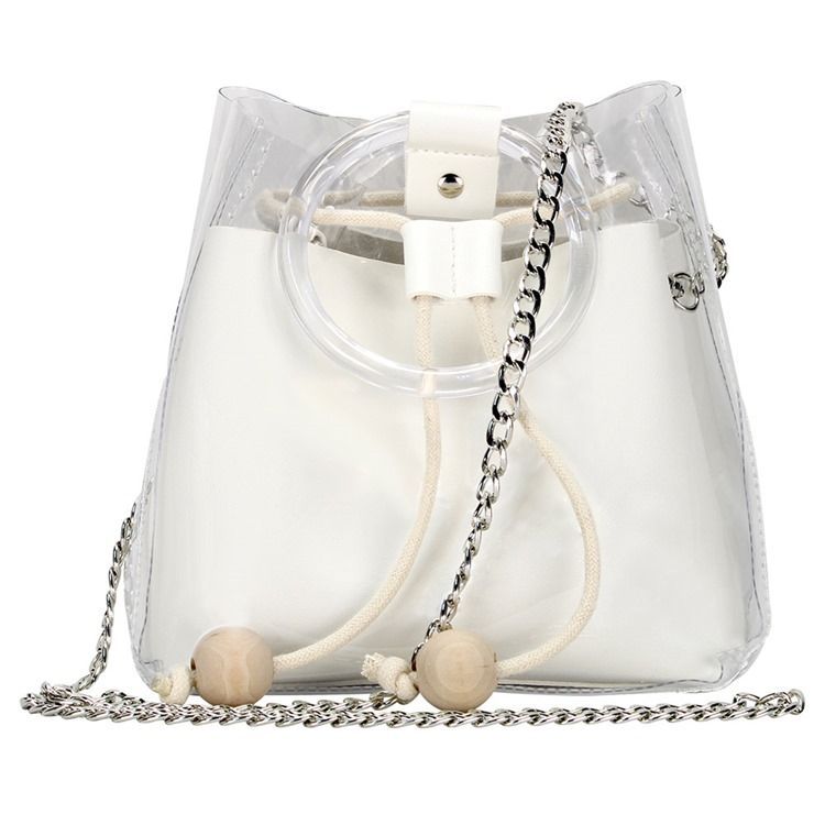 Sacos Crossbody Em Forma De Barril Europeu Simples De Pvc