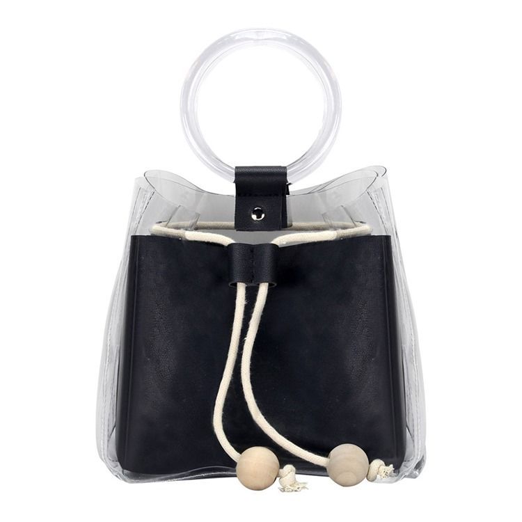 Sacos Crossbody Em Forma De Barril Europeu Simples De Pvc