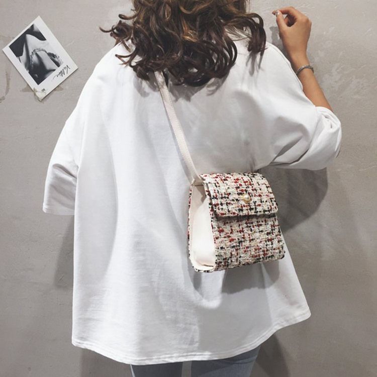 Sacos Crossbody Retangulares De Contas