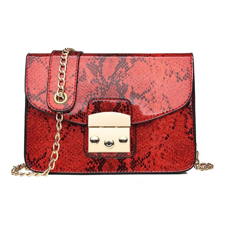 Sacos Crossbody Retângulo Com Fio Serpentina