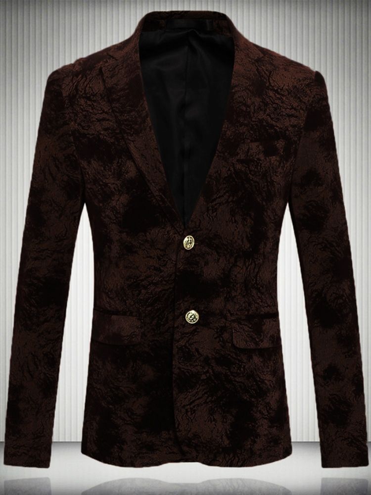 Blazer Masculino De Dois Botões Com Qualidade Floral Vogue