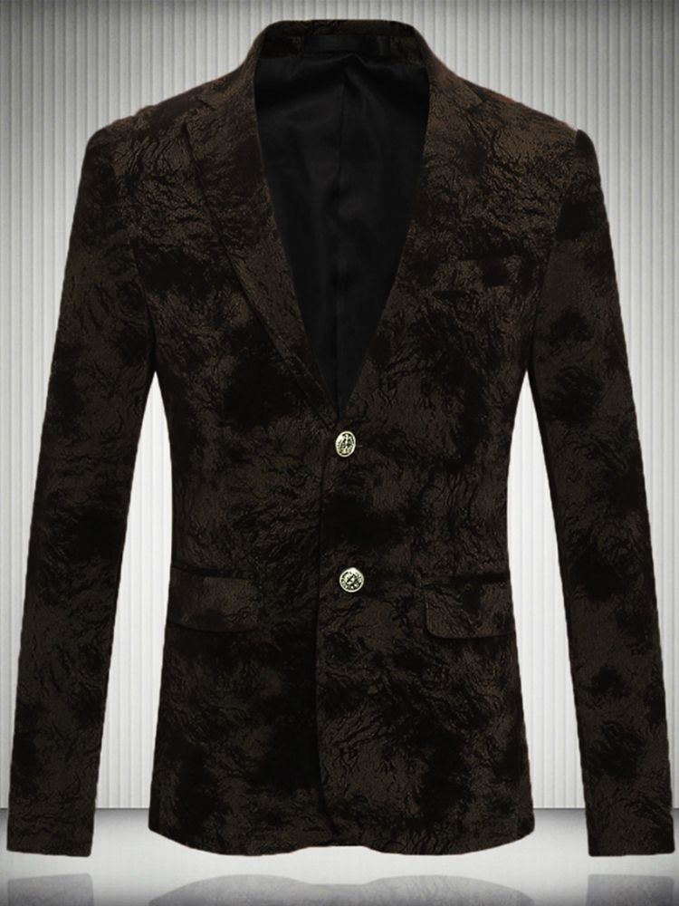 Blazer Masculino De Dois Botões Com Qualidade Floral Vogue