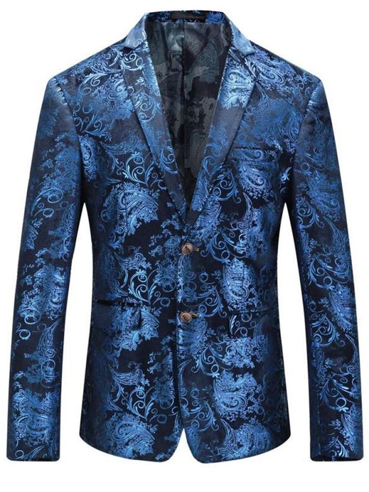 Blazer Masculino Lapela Slim Classic Print