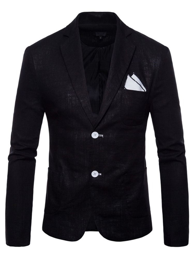 Blazer Masculino Simples Fino Solto