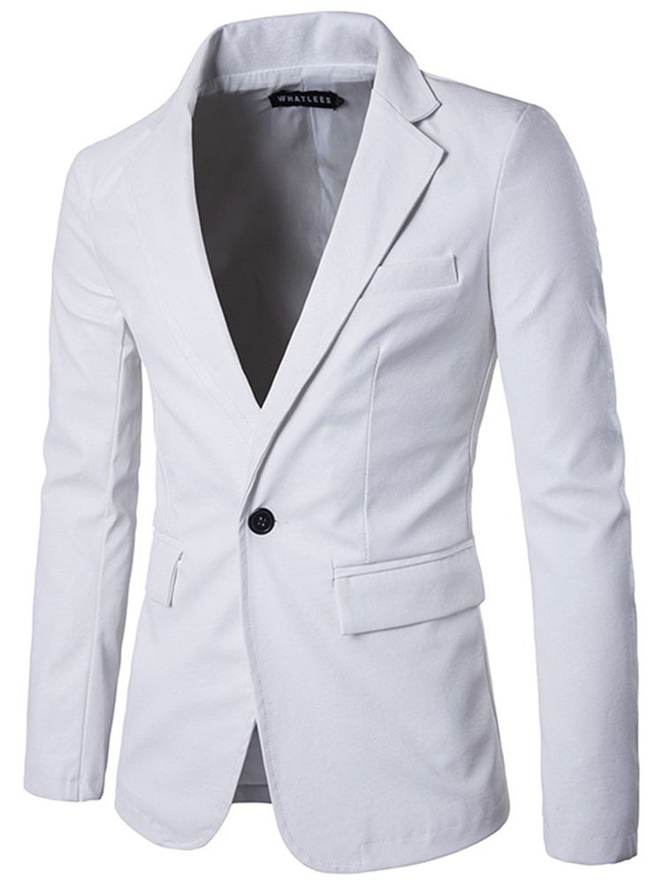 Blazer Masculino Slim Vogue Pu De Um Botão