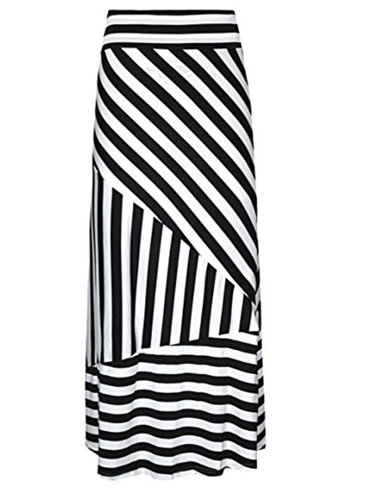 Saia Feminina Stripe Bodycon