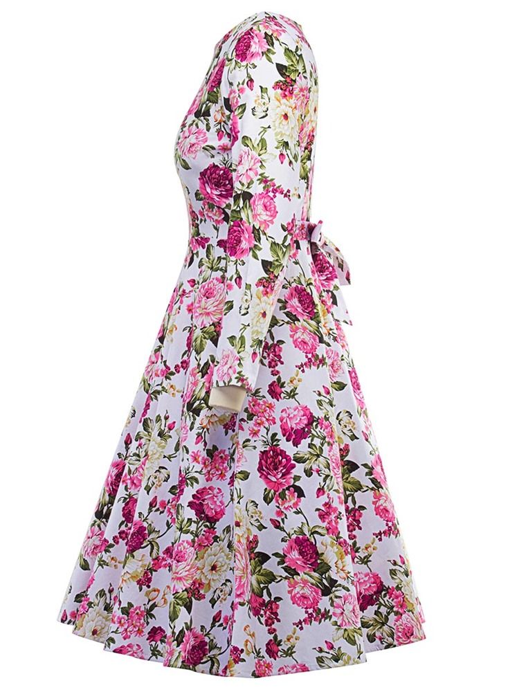 Estampa Vestido Floral Feminino Para Skatista