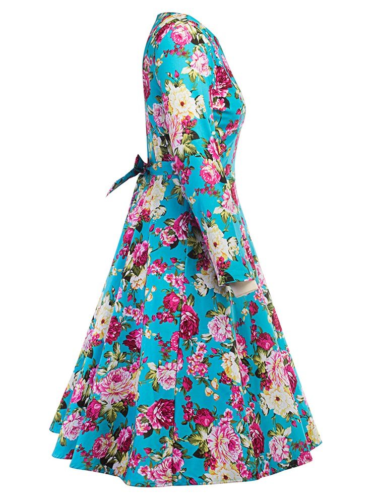 Estampa Vestido Floral Feminino Para Skatista