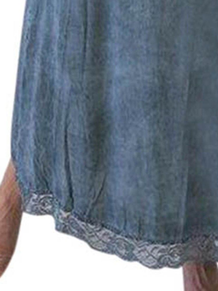 Vestido Casual Feminino Com Decote Quadrado Na Altura Do Tornozelo E Linha A Sem Mangas