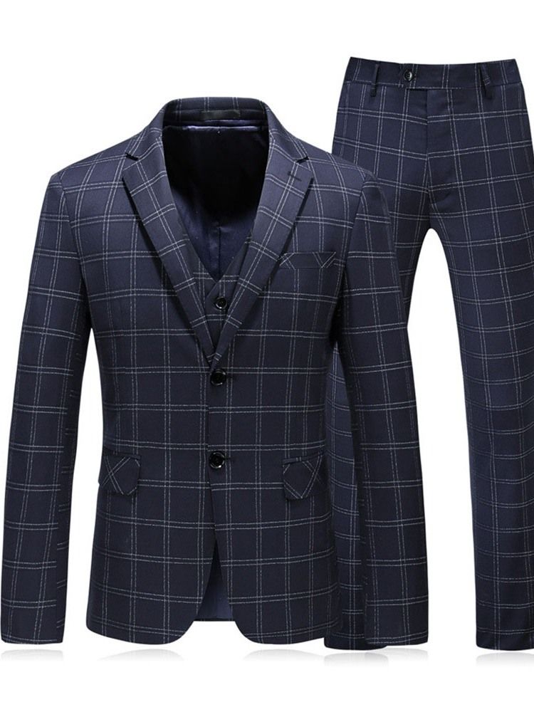 Terno Masculino Fashion Xadrez Blazer