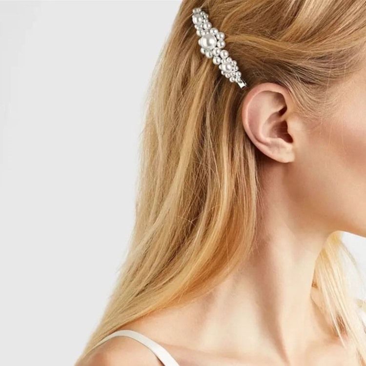 Acessórios Para Cabelo Feminino Barrette Pearl