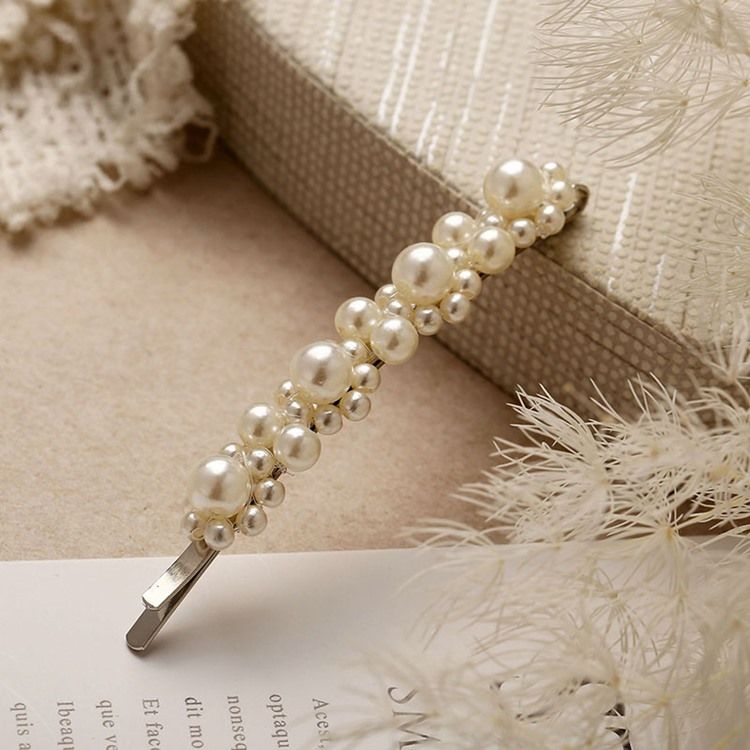 Acessórios Para Cabelo Feminino Barrette Pearl