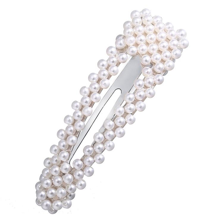 Acessórios Para Cabelo Feminino Barrette Pearl