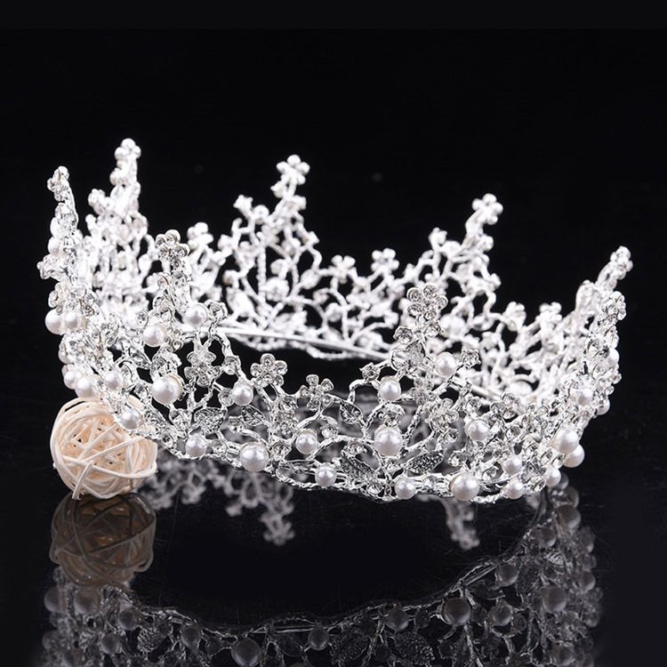 Acessórios Para Cabelo Feminino Com Tiara De Pérolas De Casamento