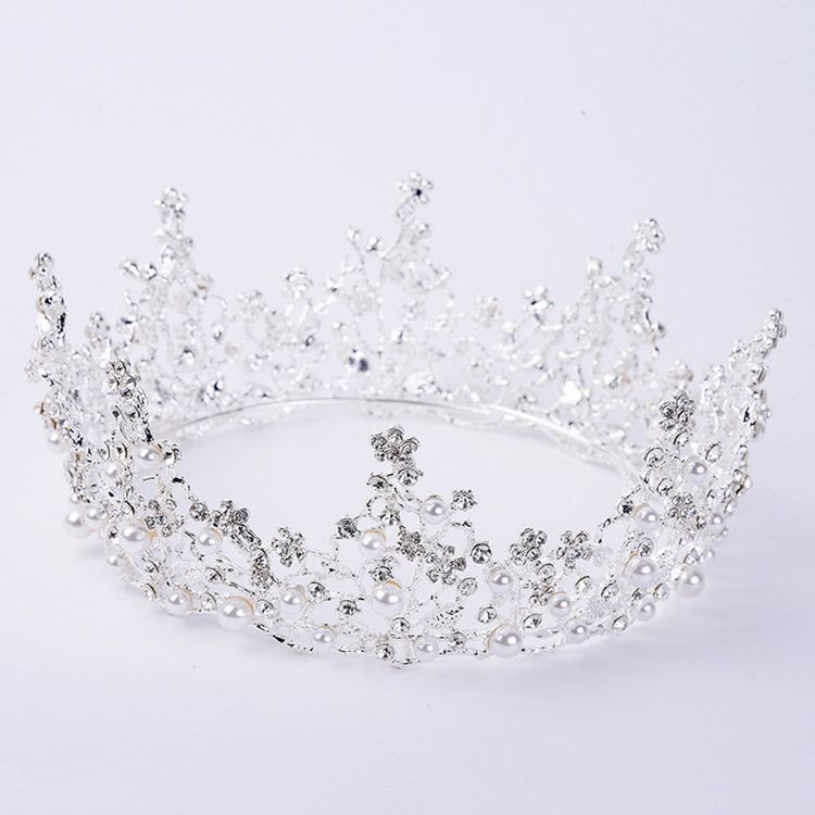 Acessórios Para Cabelo Feminino Com Tiara De Pérolas De Casamento