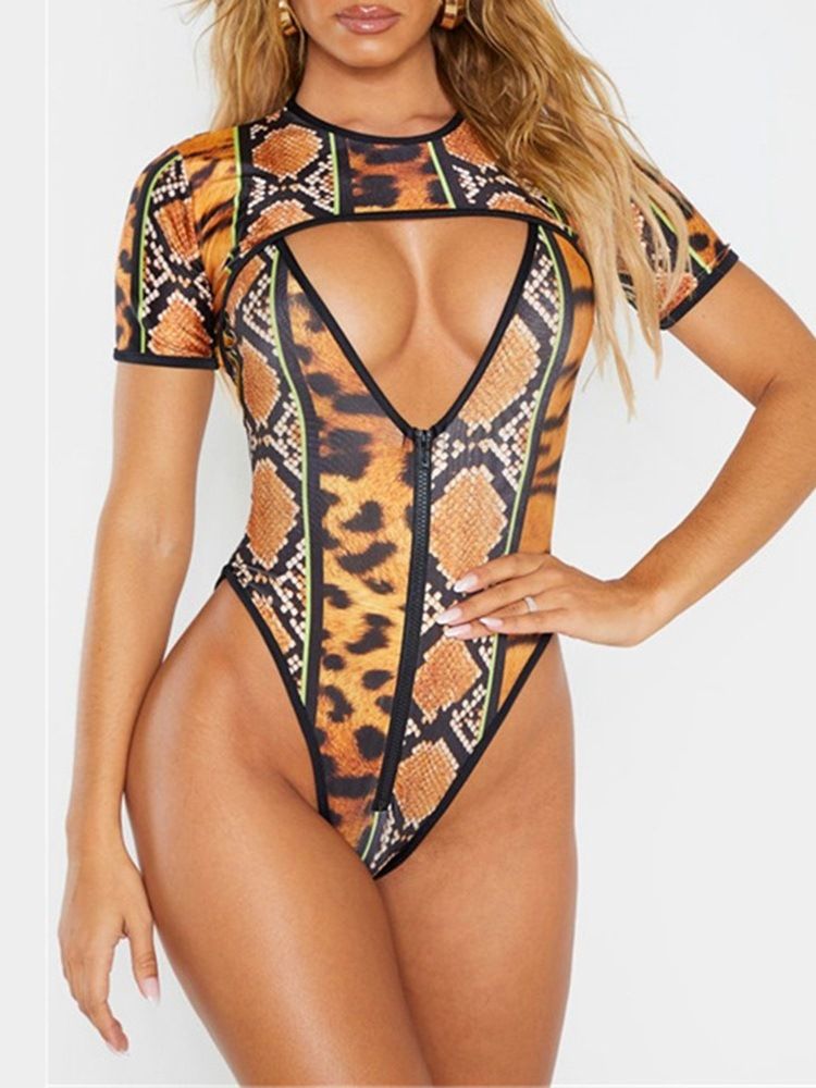 Roupa De Banho Feminina Com Estampa Sexy