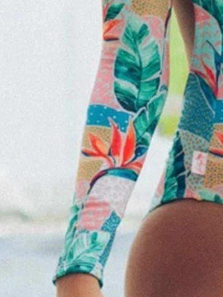 Roupa De Banho Feminina Estampada Sexy De Uma Peça