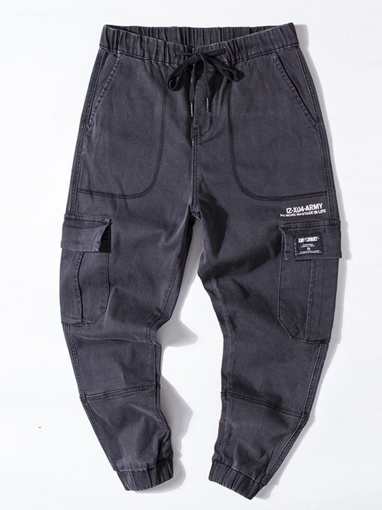 Calça Jeans De Cintura Média Masculina