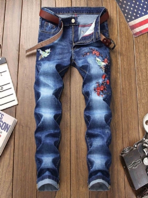 Jeans Casual Slim Denim Masculino