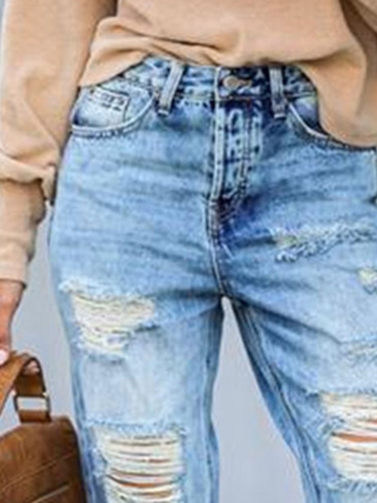 Jeans Femininos Com Cintura Média E Cintura Baixa