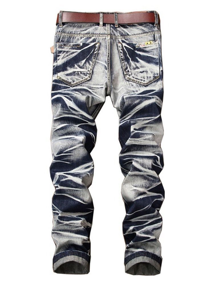 Moda Masculina Jeans Straight Casual